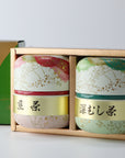 特上煎茶「福泉」・深蒸し煎茶「藍泉」詰合せ(2缶入)【NFT3】