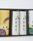 熱湯玉露「鶴泉」・特上煎茶「慶泉」・玉露そば詰合せ