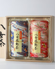 八女伝統本玉露「玉泉」・極上煎茶「麗泉」詰合せ(2缶入)